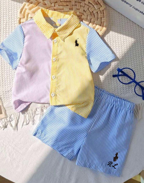 ensemble short polo cheval